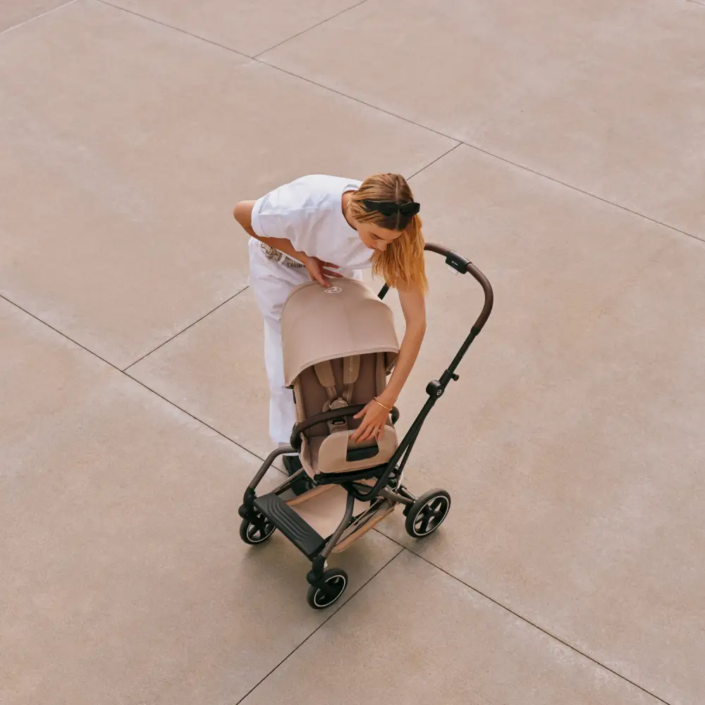  Cybex EEZY S TWIST Barnevogn + 2 TPE Mandelbeige