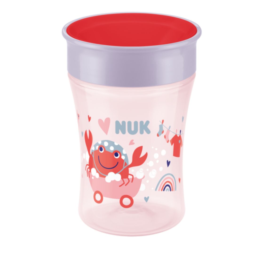 NUK Evolution Magic Mini Mug 230 ml rød