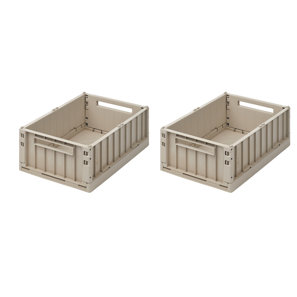Liewood Weston oppbevaringsboks M 2-pack Sandy 5060