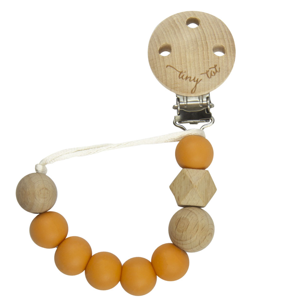 Tiny Tot smokkholder Nordic Love Mango