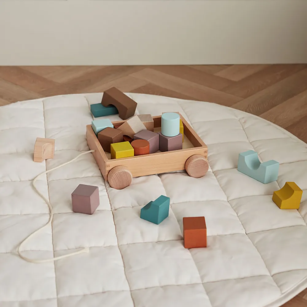 Kids Concept barnevogn med blokker multi NEO