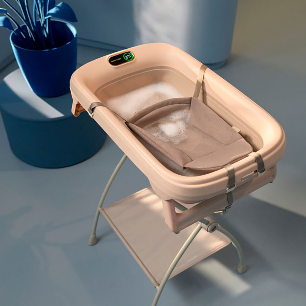 Maxi-Cosi Indigo Plus badebalje + nyfødtinnlegg Sage Green