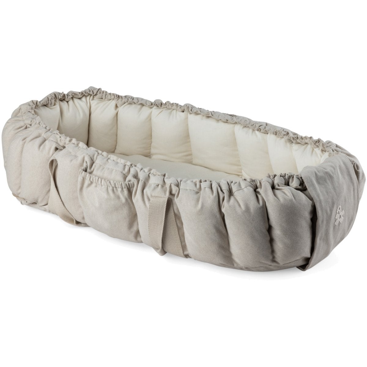 Sebra Babynest 3-i-1 med kalesje morning beige melange