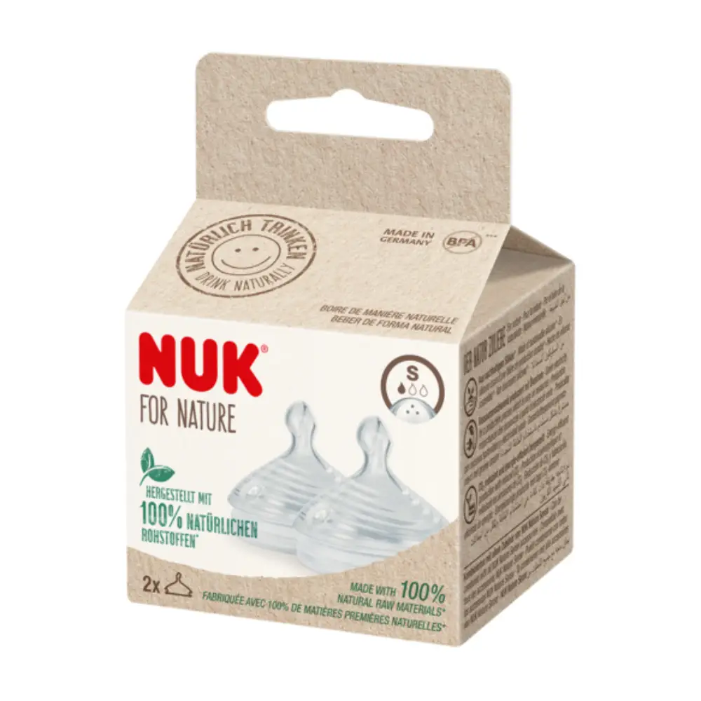 NUK for Nature Silikon-smokk 6-18 m