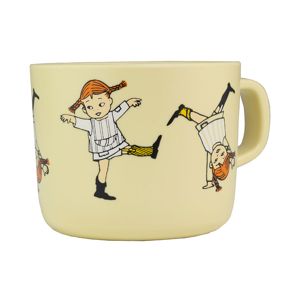 Rätt Start Pippi Sirkus Krus med hank gul