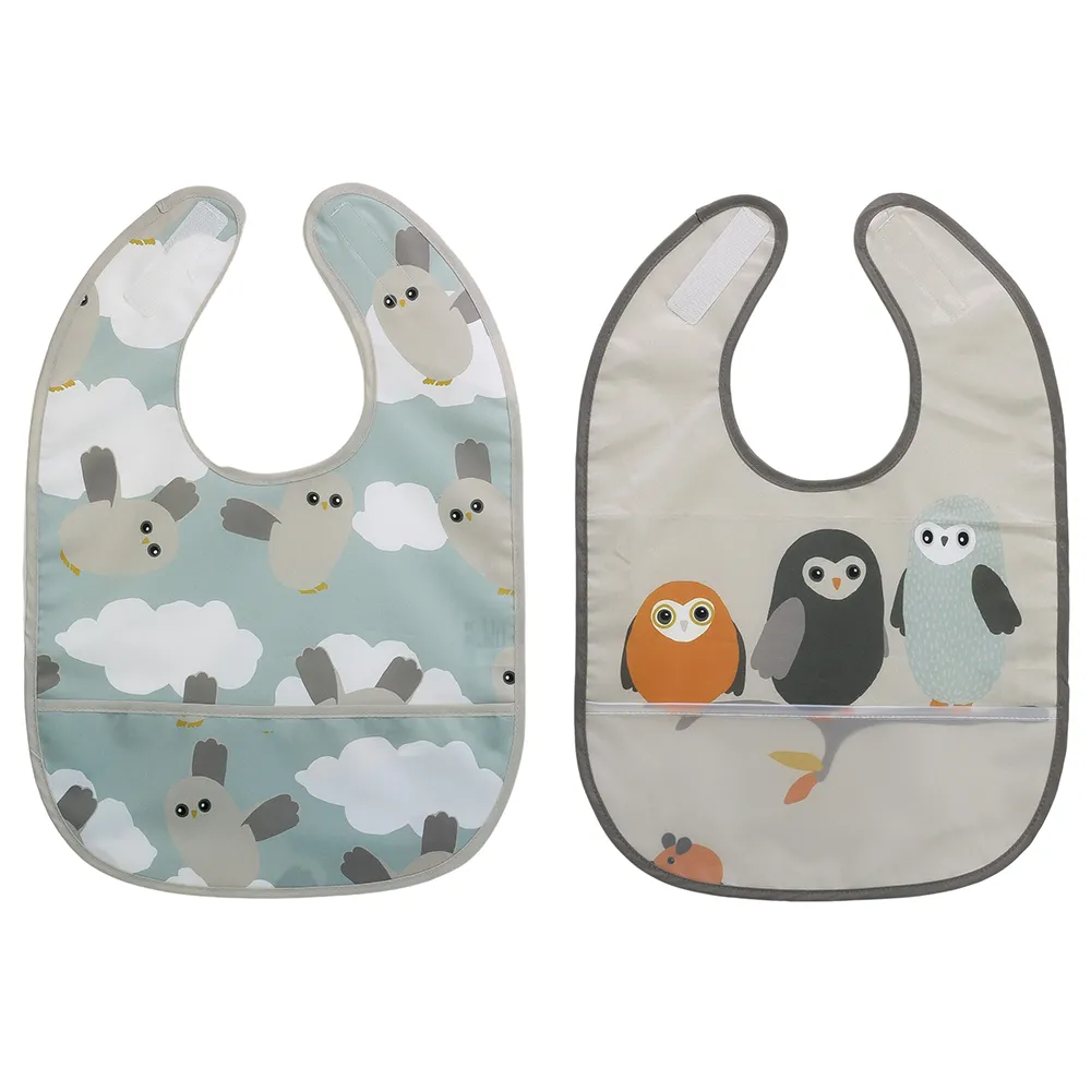 Rätt Start Owls Bibs 2-pakning