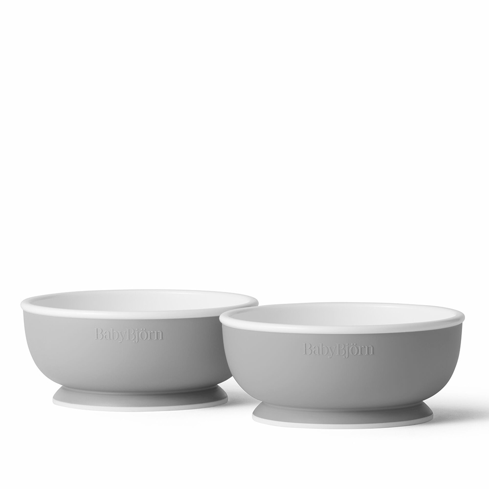 Babybjörn Baby Bowl 2-pakning Grå