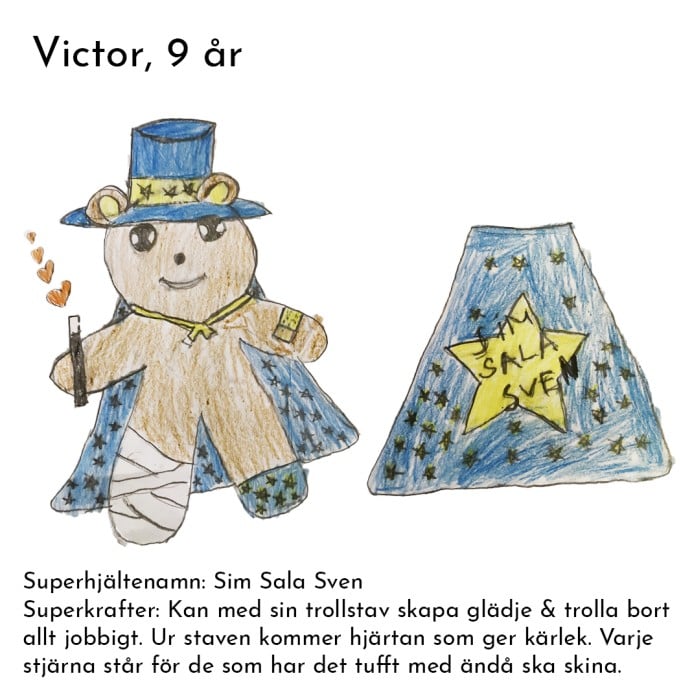 Teddykompaniet Superheltbamse Sim Sala Sven