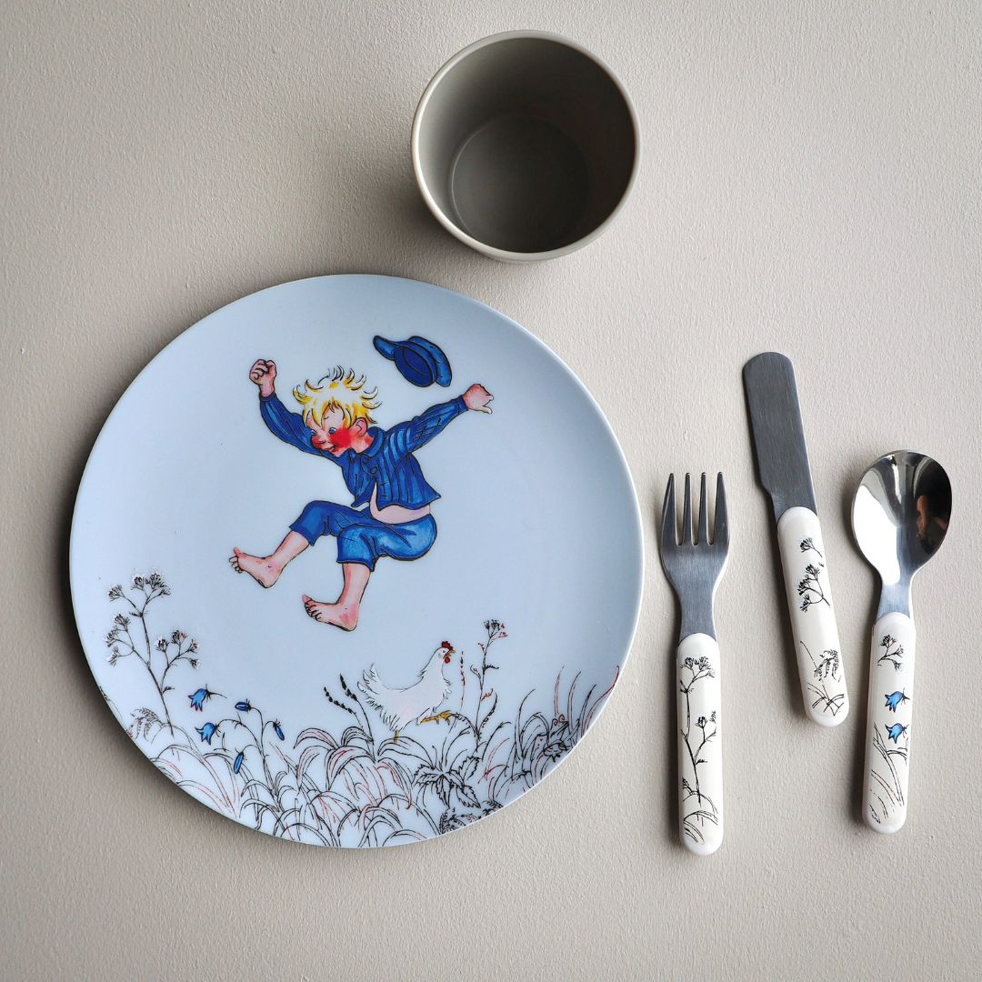 Rätt Start Emil i Lönneberga Flat tallerken lyseblå