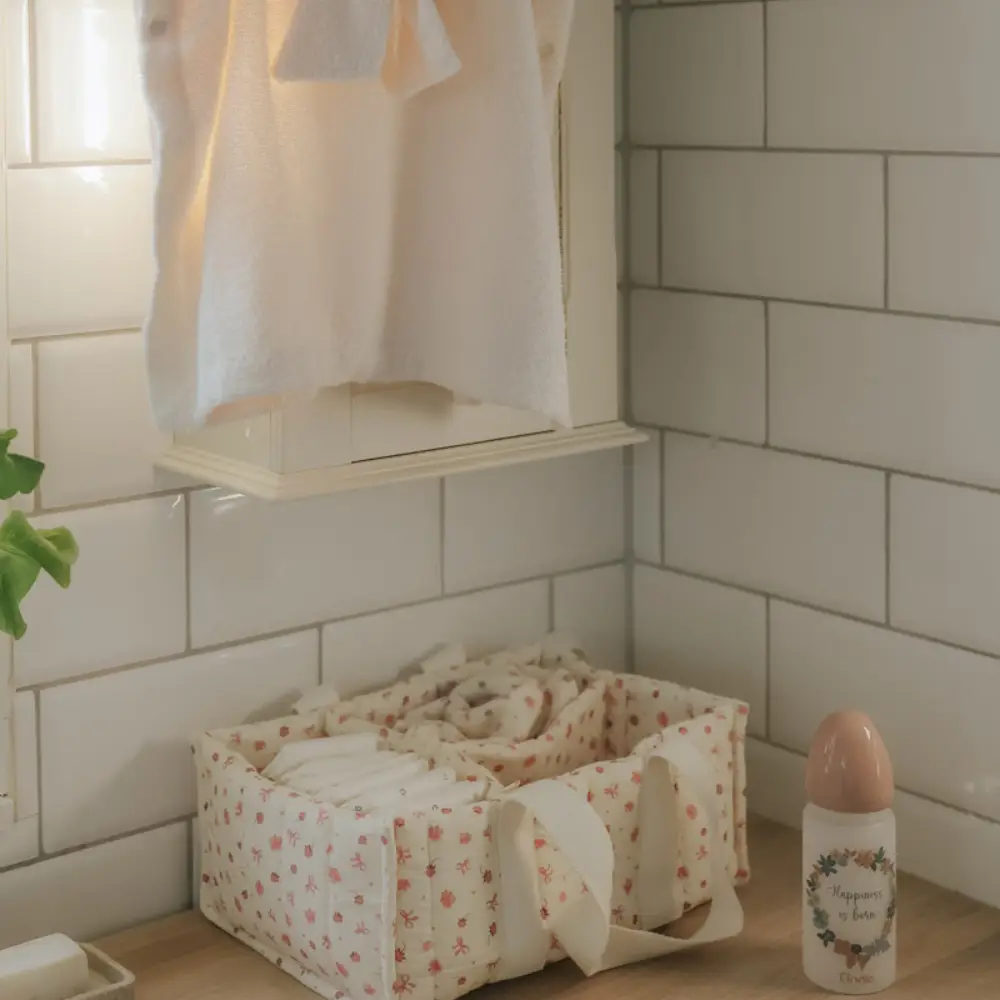 Elodie Badeponcho Kremhvit