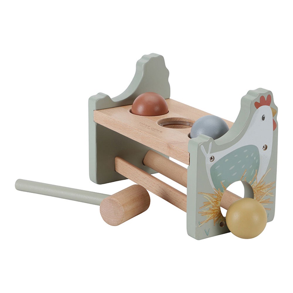 Little Dutch Bankebenk med Kuler Little Farm FSC