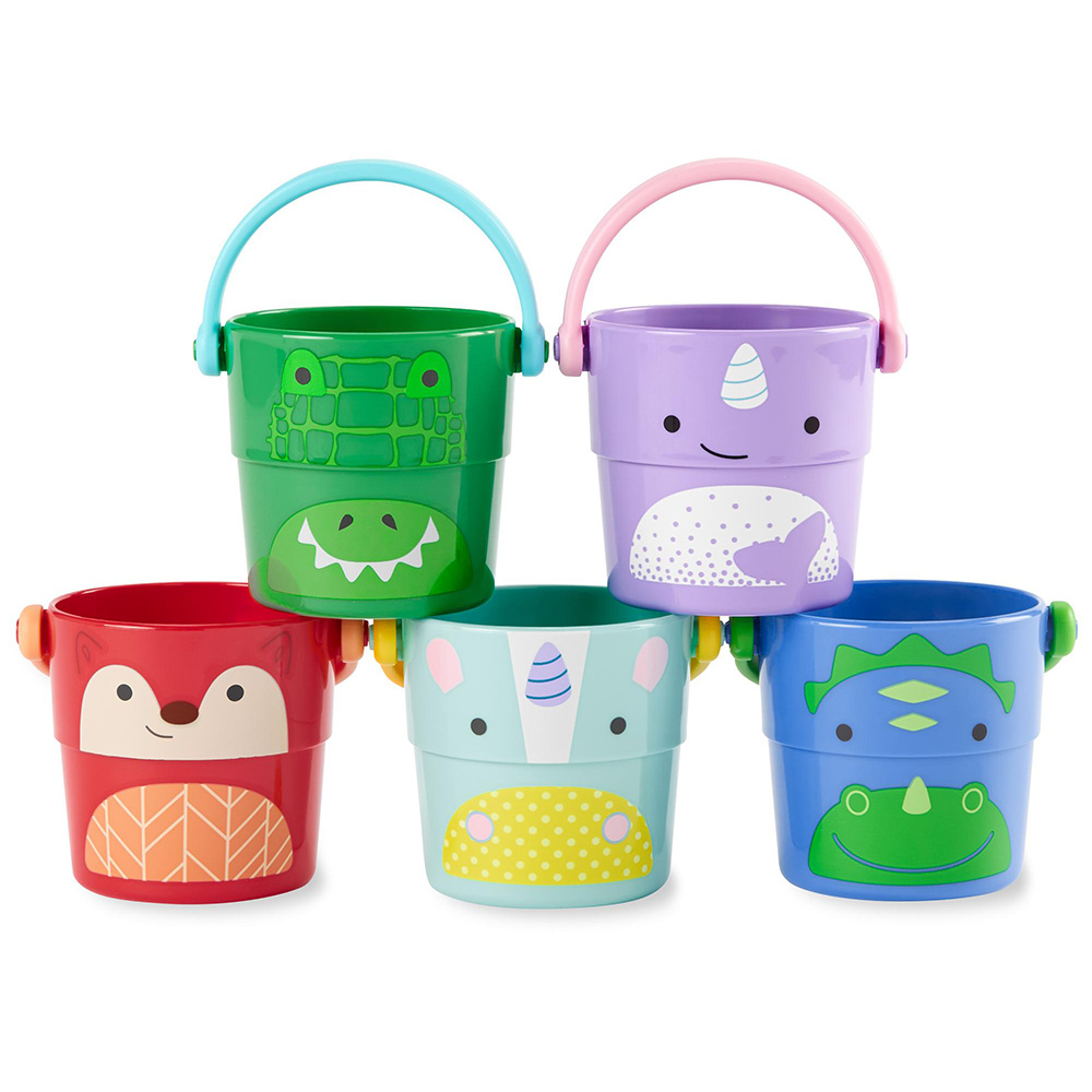  Skip Hop - Zoo Bath Toy Bøtter dyr