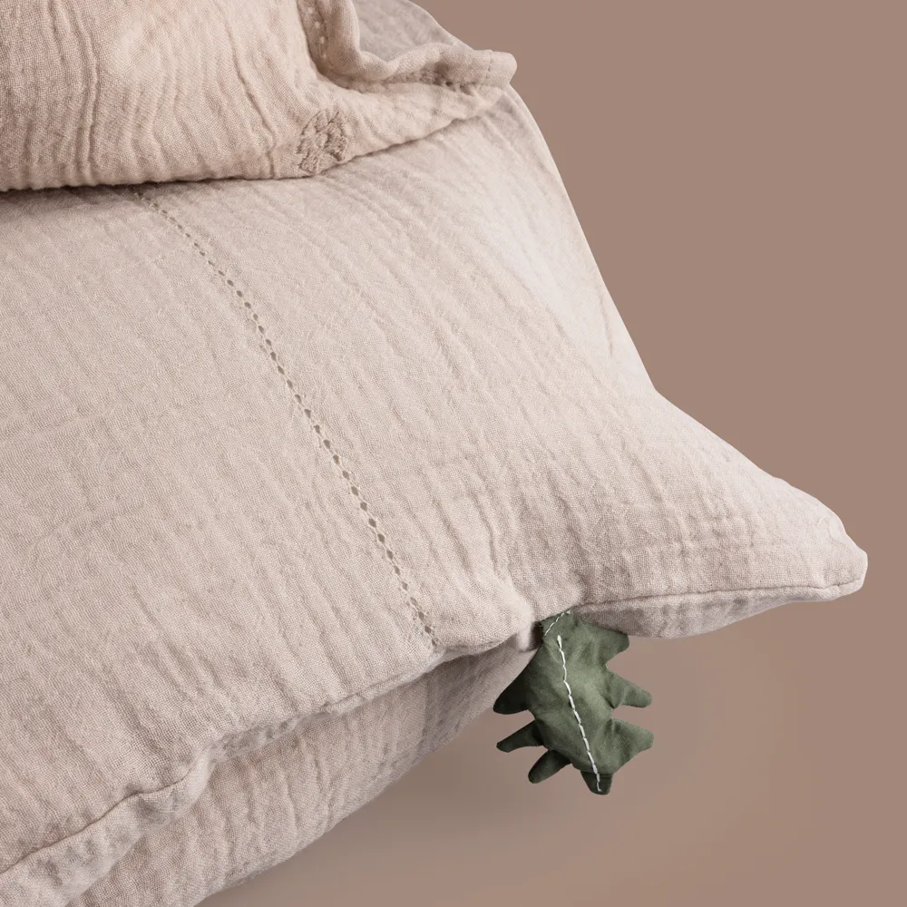 Sebra Sengesett baby musselin seabreeze beige