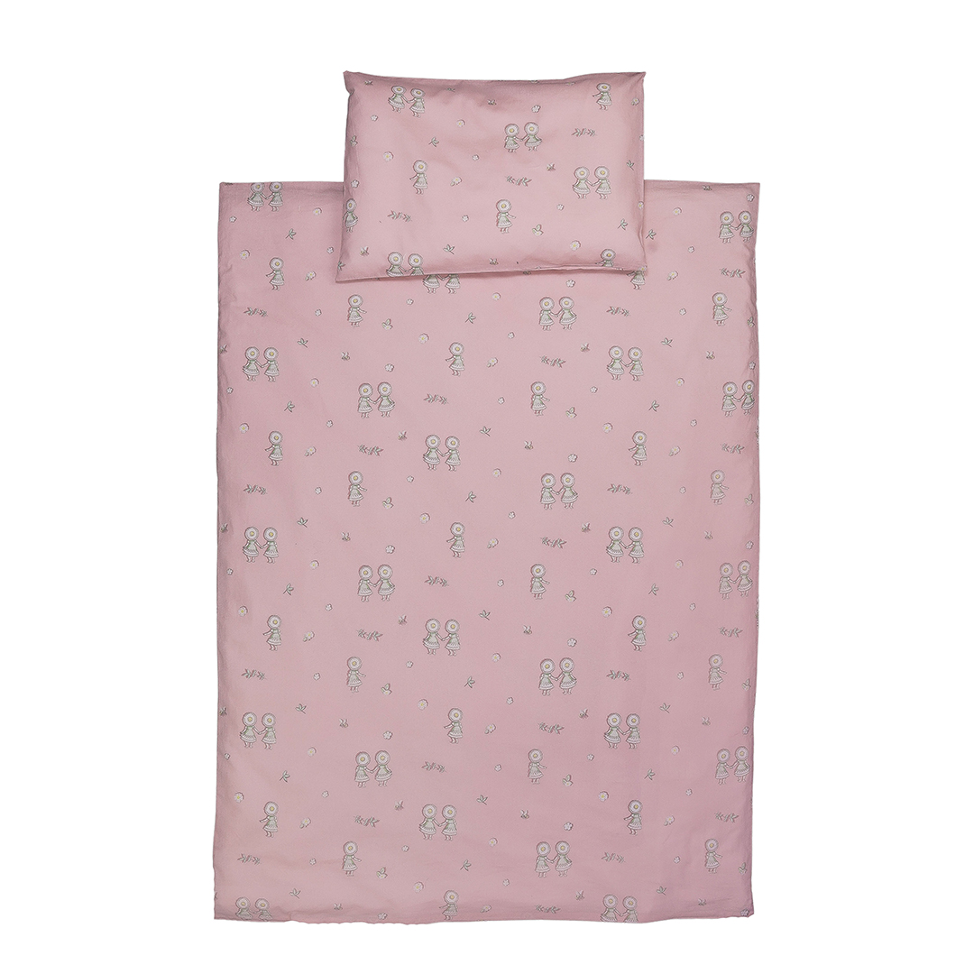 Rätt Start Beskow Flower Party dynetrekk Wagon/Cradle Pink