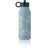Liewood Falk-drikkeflaske 350 ml – racerbiler / Beach Blue