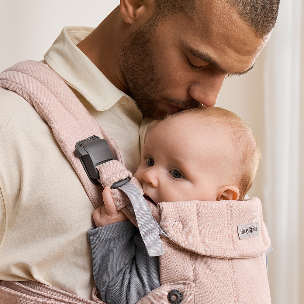 BabyBjörn bæresele Harmony Woven Lys Rosa