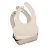 Sebra smekkesett i silikon Fanto jetty beige