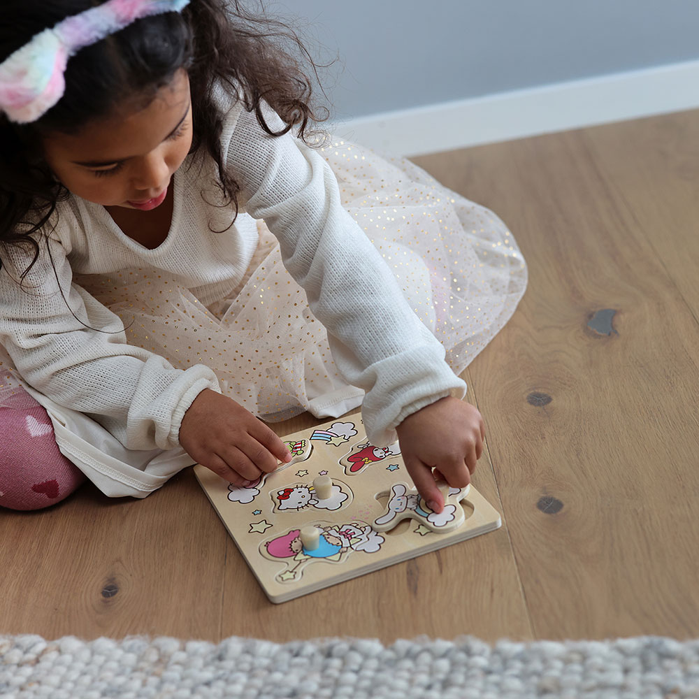 Hello Kitty-puslespill i tre 5 deler