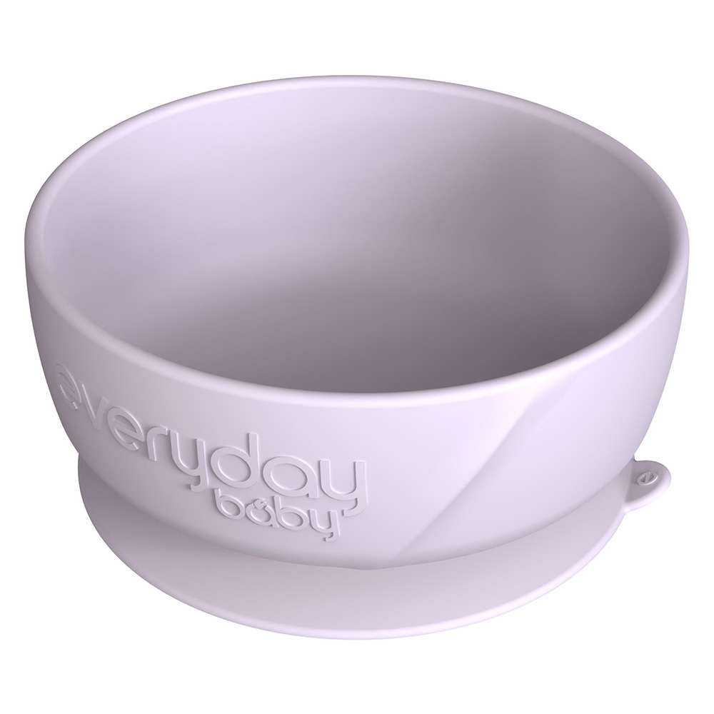 Silikonskål med sugekopp til hverdagsbruk, Light Lavender