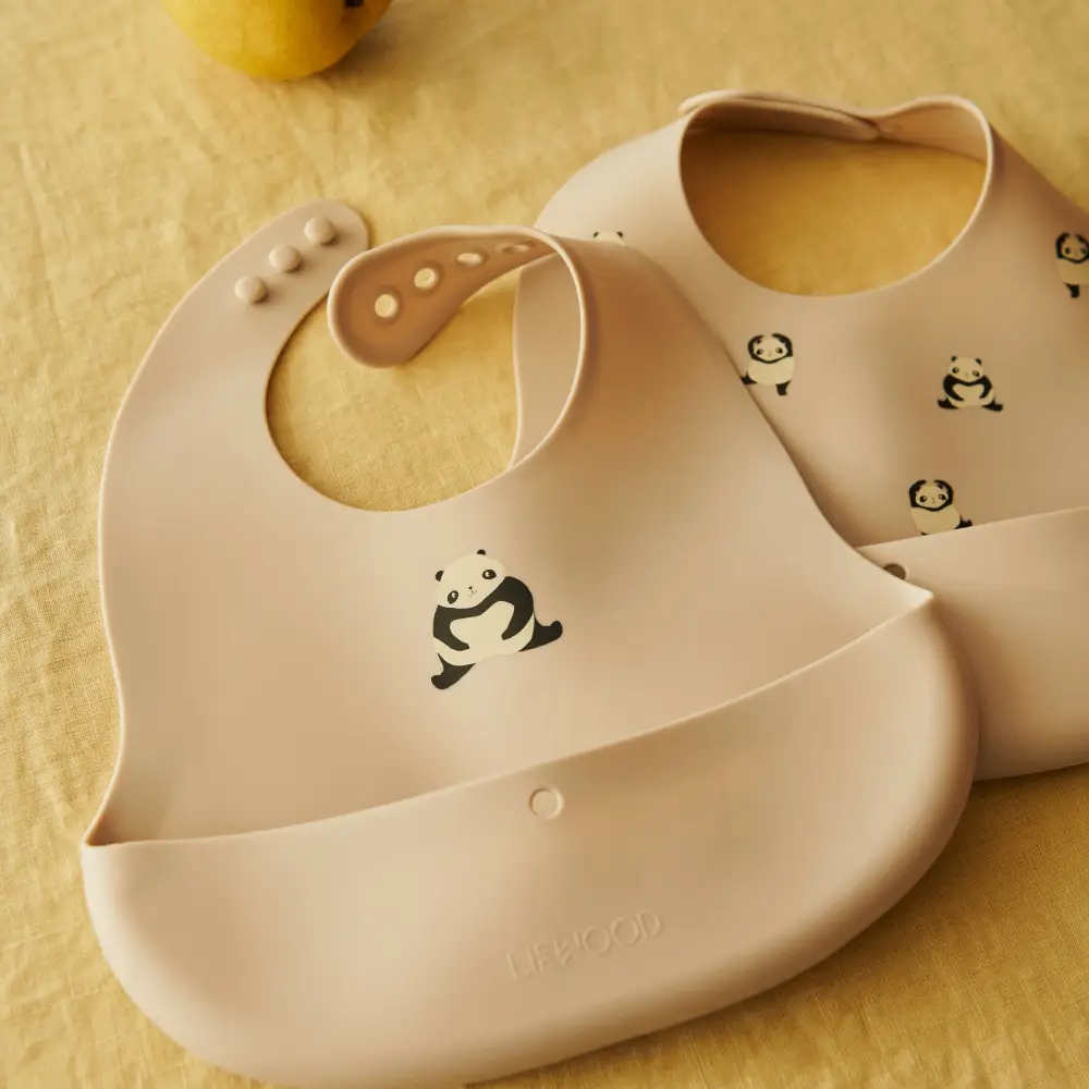 Liewood Ember Smekke 2-pakning Panda / Sandy 