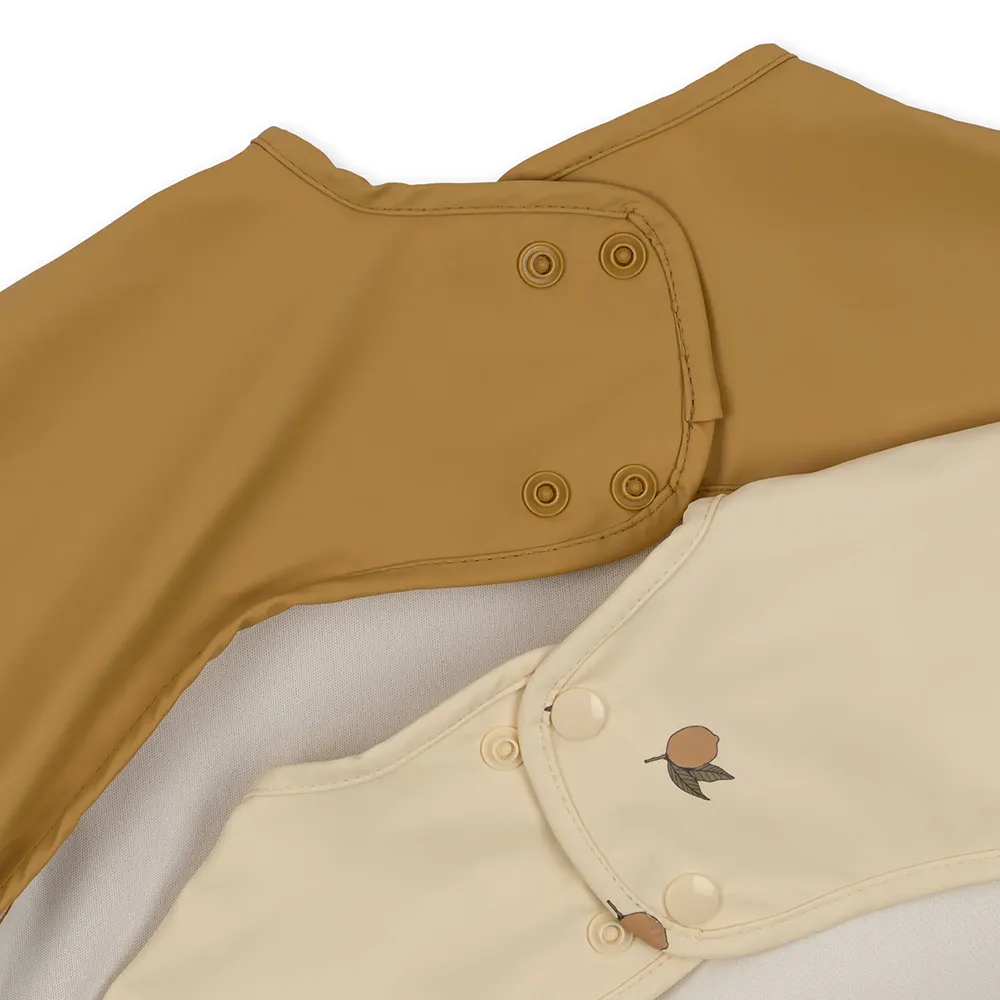 Konges Sløjd Smekker med ermer 2-pakning Lemon