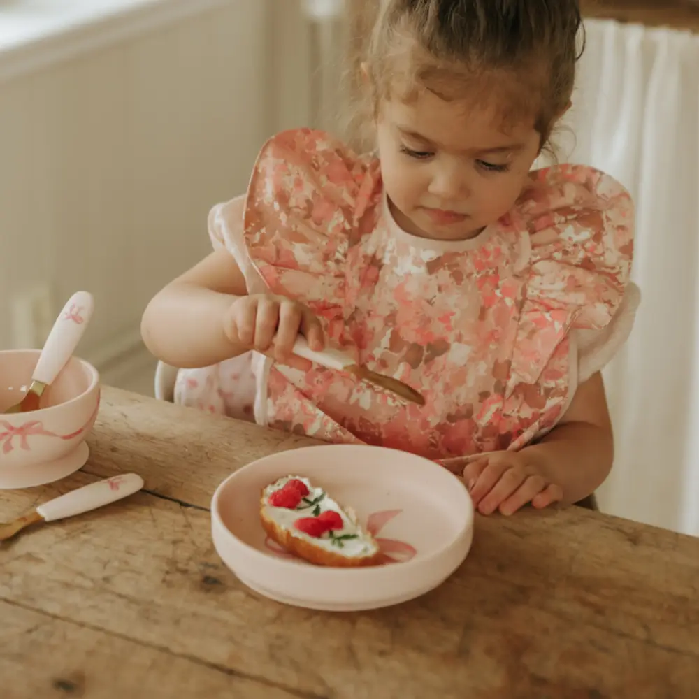 Elodie Baby Bib River Rose En størrelse