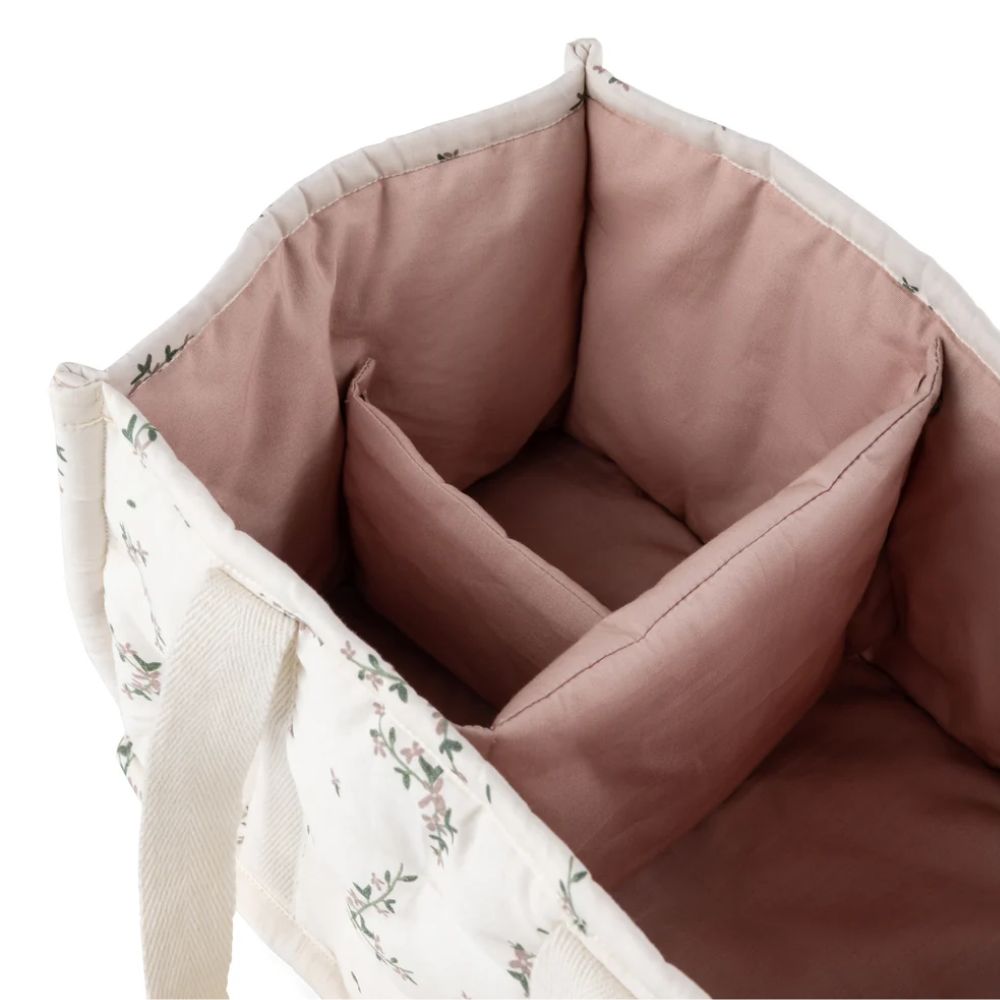 Sebra diaper caddy powder blossom