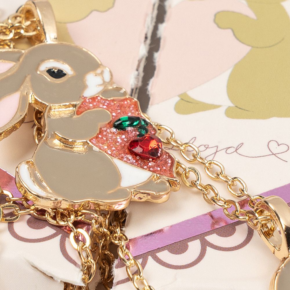 Konges Sløjd Bunny Bestie Necklace Gold-One Size