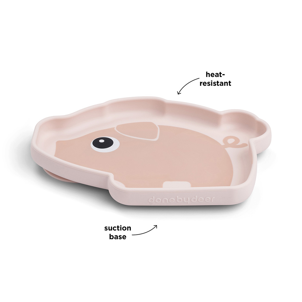 Done by Deer silikon snacktallerken Pigee Powder