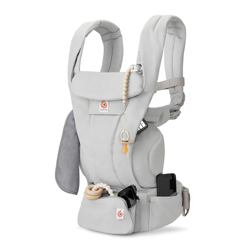 Ergobaby Omni Deluxe Cotton Bæresele - Pearl Grey