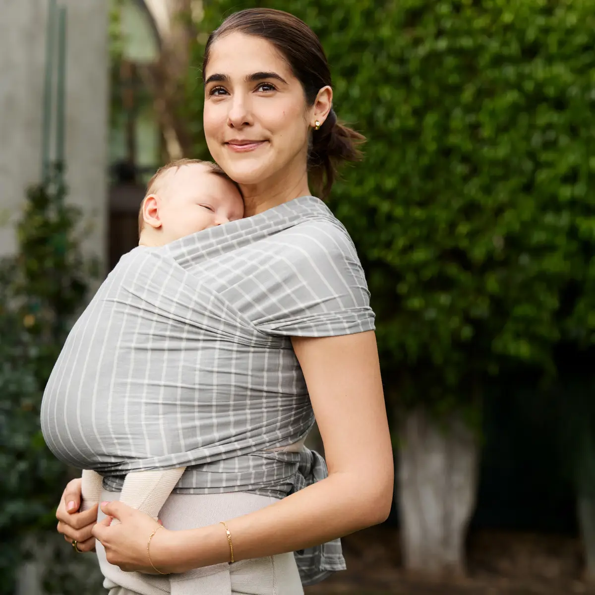 Ergobaby Aura Wrap bæresele Grå striper