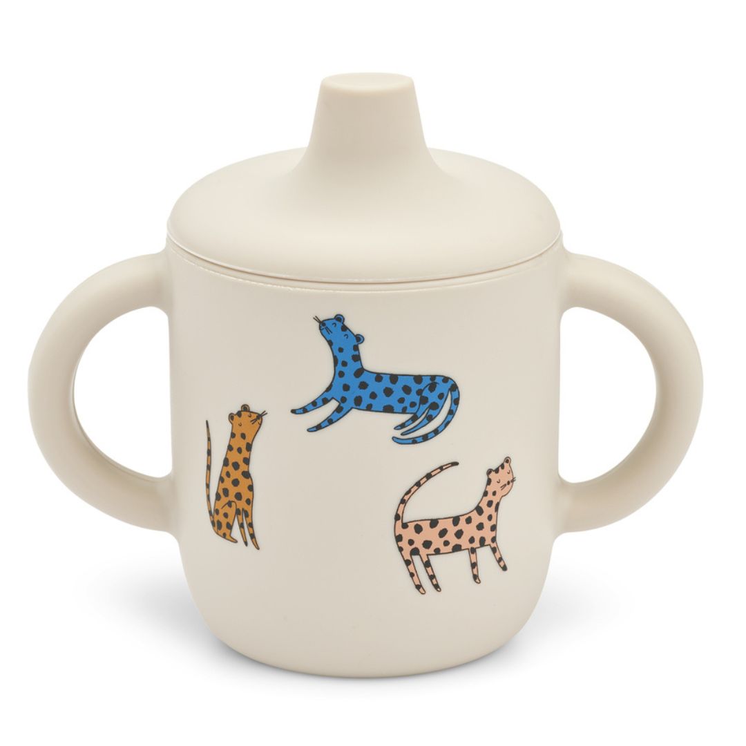 Liewood Neil spillfritt krus Leopard multi mix