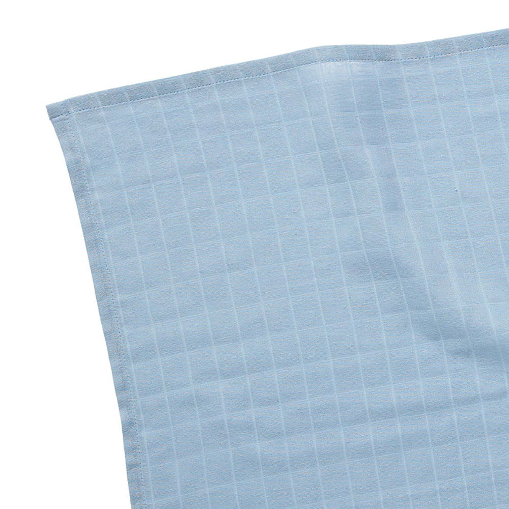 Kids Concept Muslin-teppe babyblå blanding