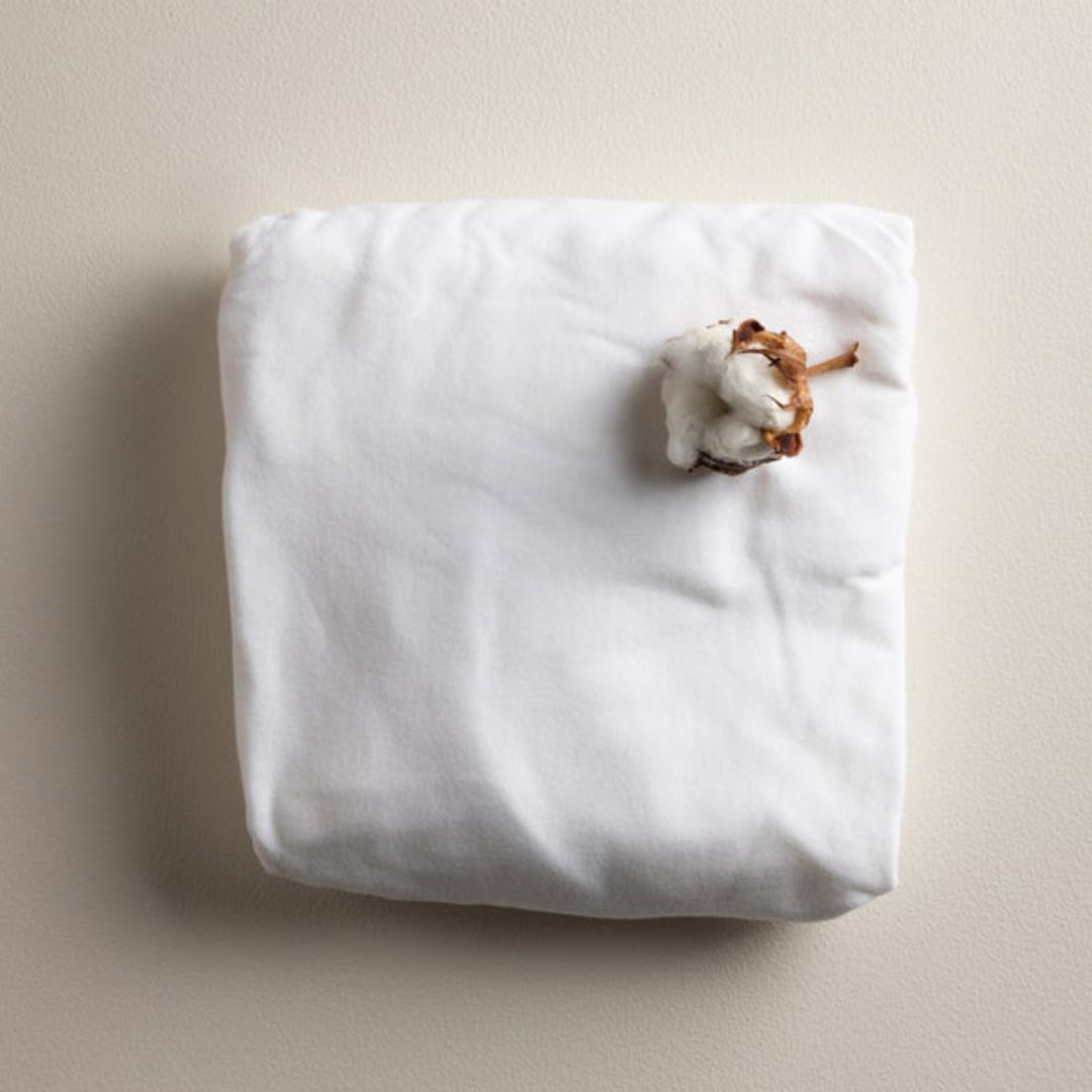 Sebra laken Jersey Junior &amp; Grow Hvit