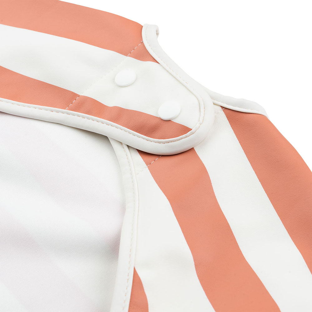 Done by Deer bib med ermer Stripes Papaya