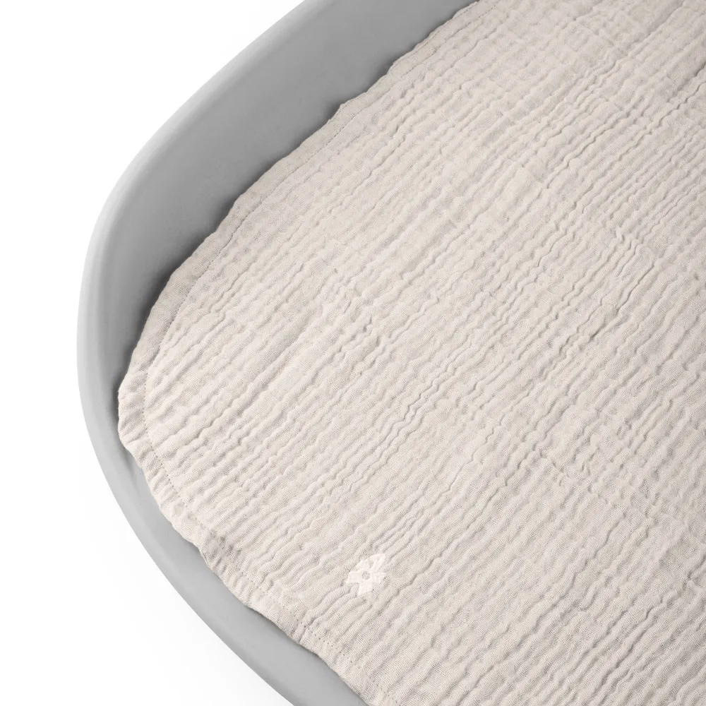 Sebra Stellematte 2-pakning muslin rosa