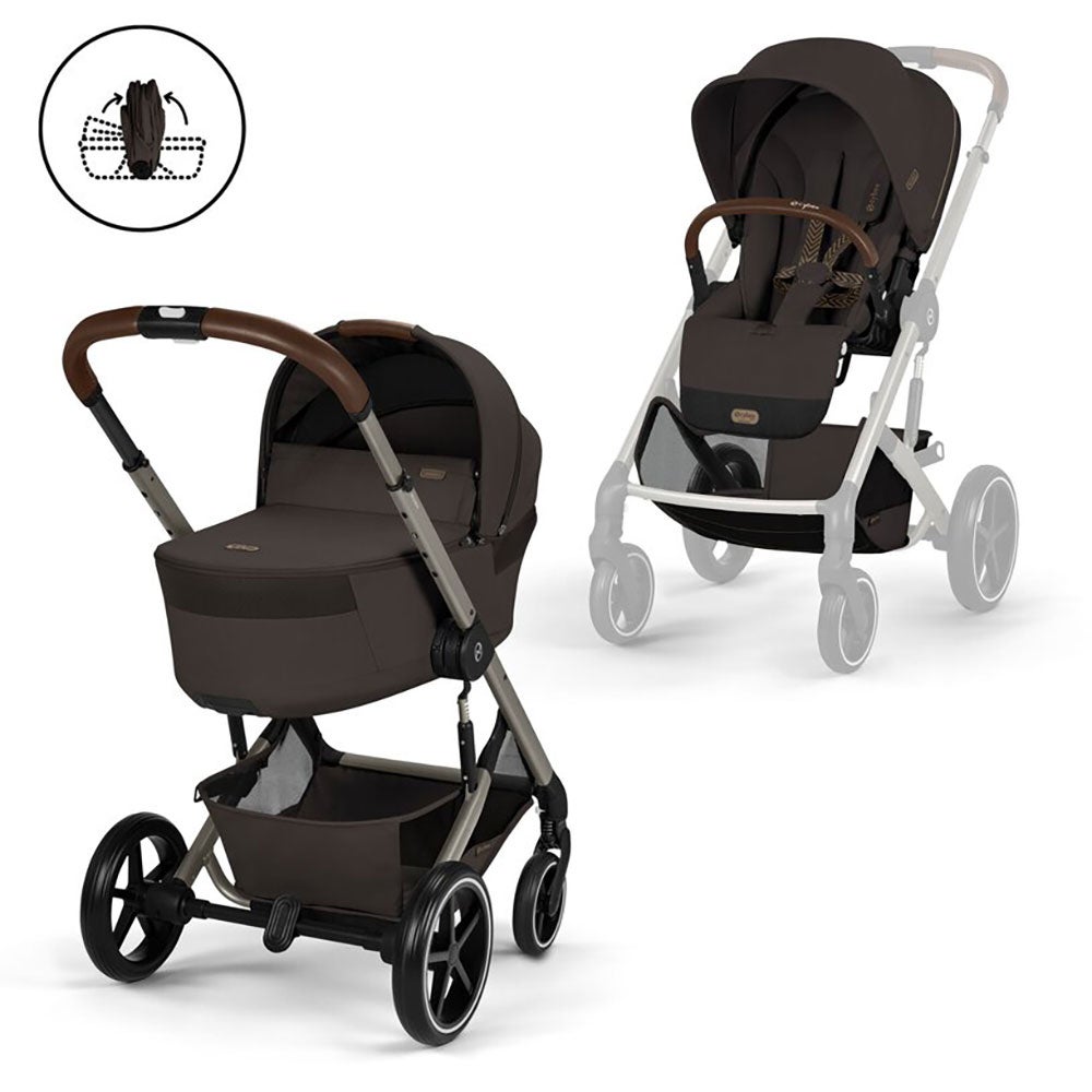 Cybex Balios S Lux TPE inkl. sammenleggbar liggedel Chocolate Brown