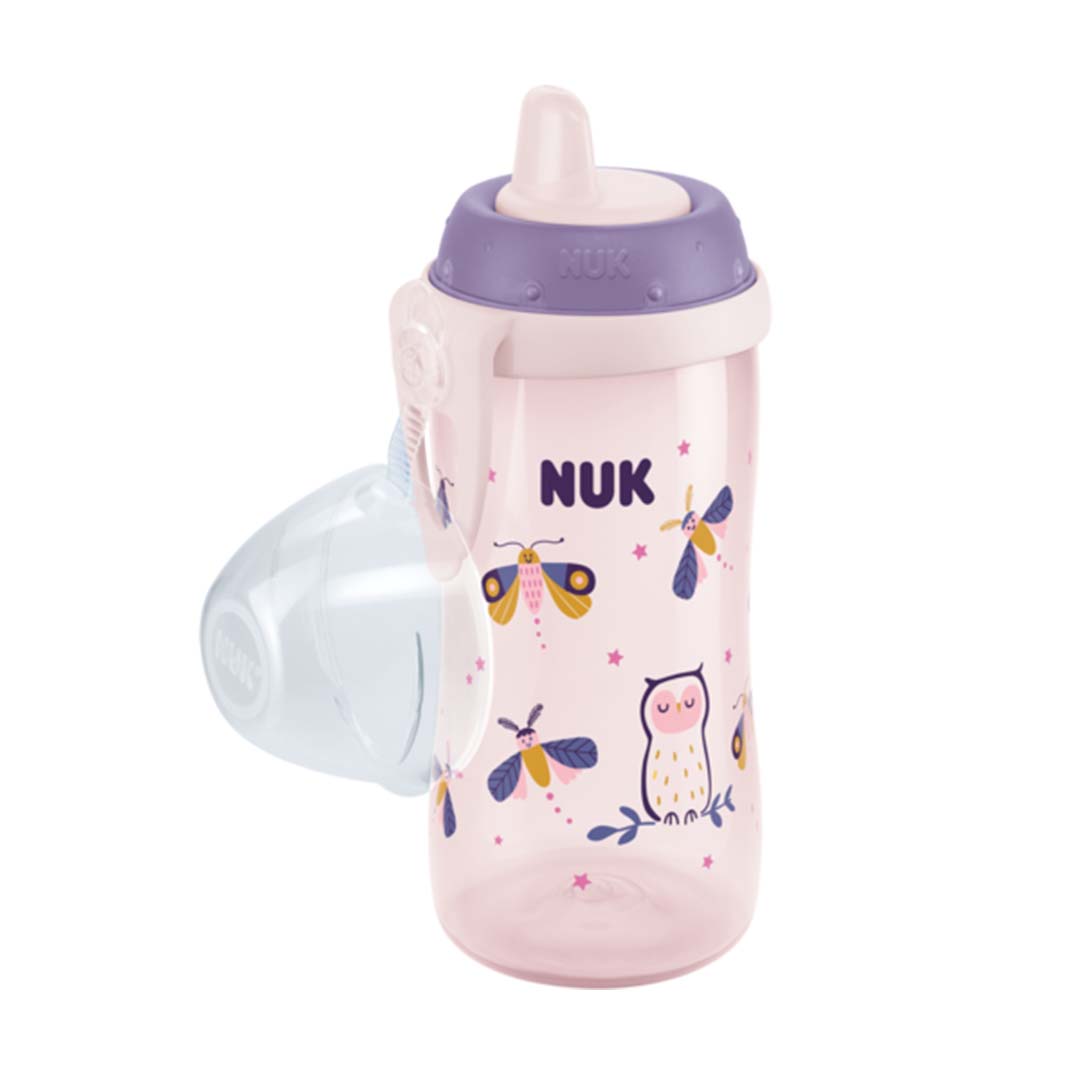 NUK Kiddy tåteflaske Glow in the dark 12 m