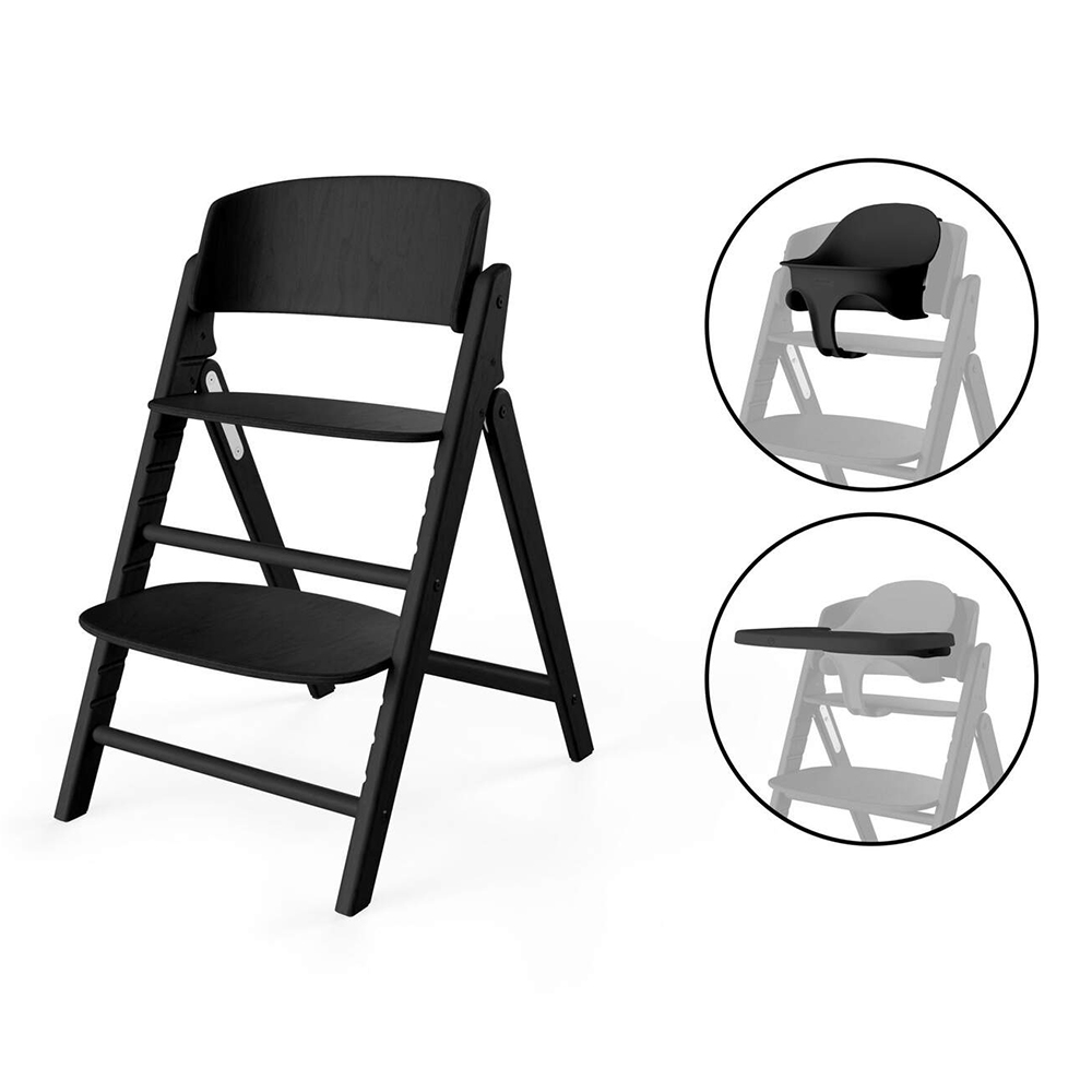 Cybex Click & Fold Spisestol 3-in-1 Stunning Black