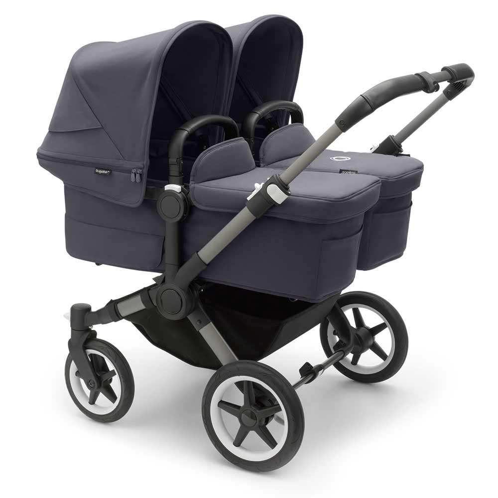 Bugaboo Donkey 5 Twin barnevogn Stormy Blue