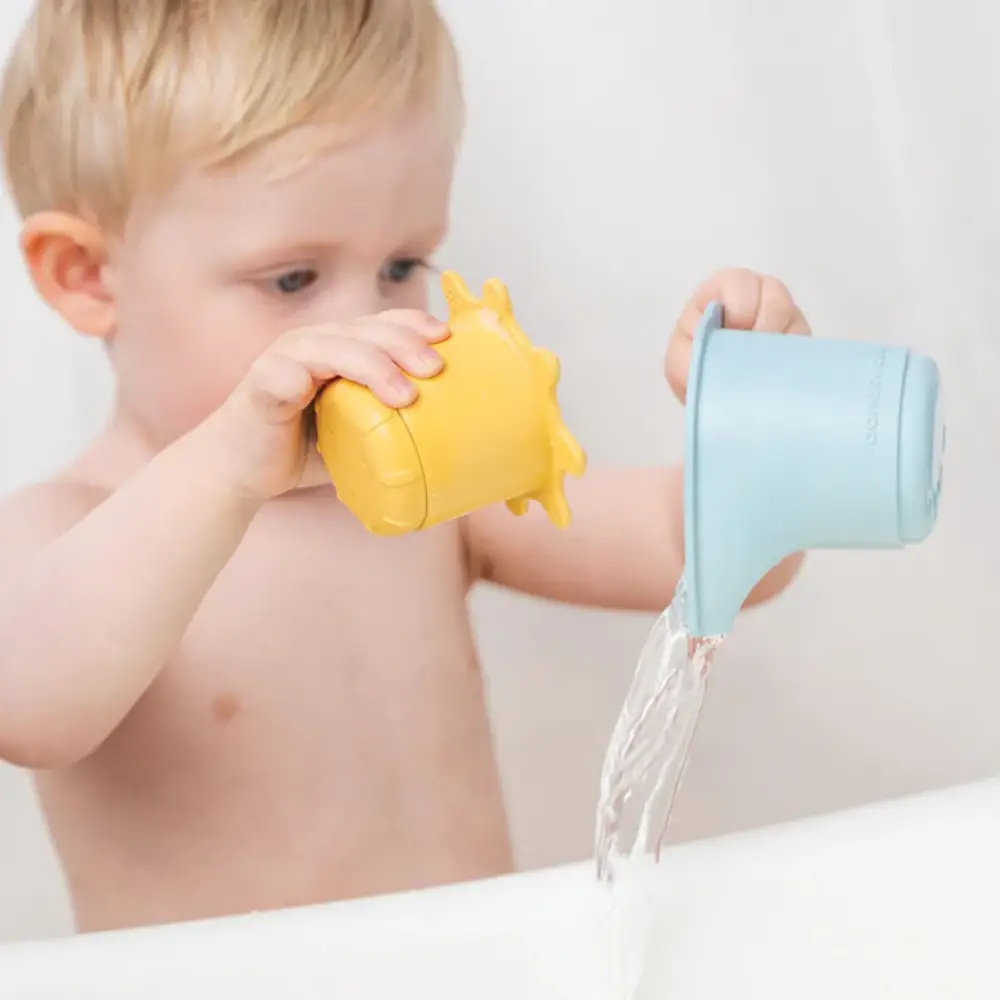 Done by Deer Vannlek- og stablekopper 3 stk Elphee Color mix