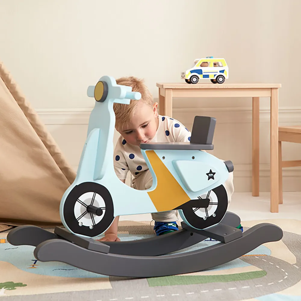 Kids Concept Gyngesparkesykkel light blue