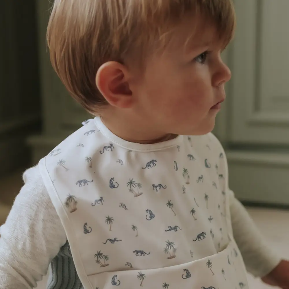 Elodie Baby Bib Garden Leo's Resort En størrelse