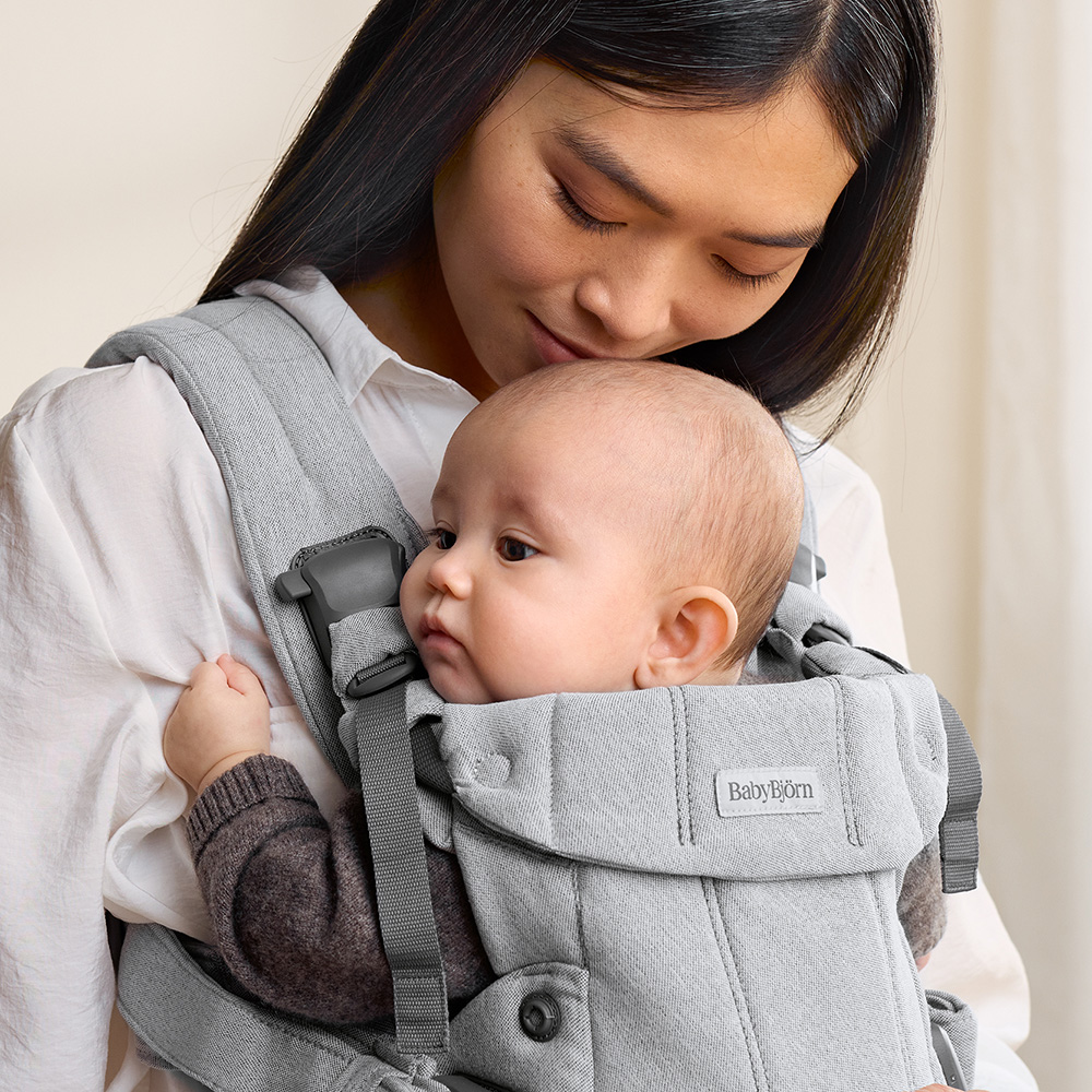 BabyBjörn bæresele Harmony Woven Lysgrå