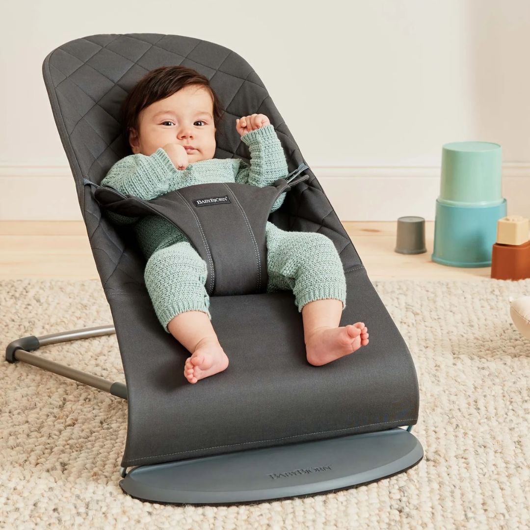 BabyBjörn Bliss Babysitter Classic Quilt Anthracite