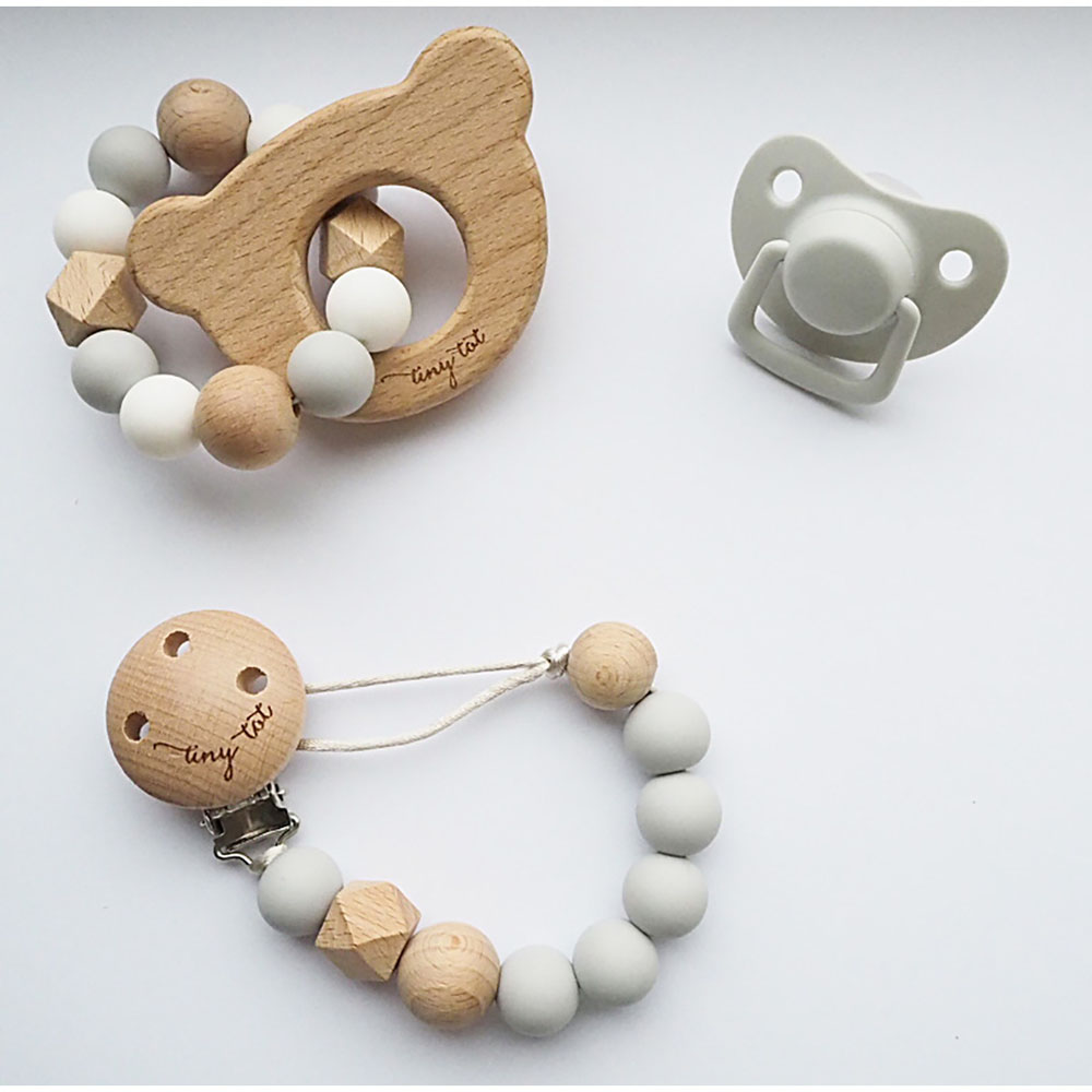 Tiny Tot smokkholder Nova Beige