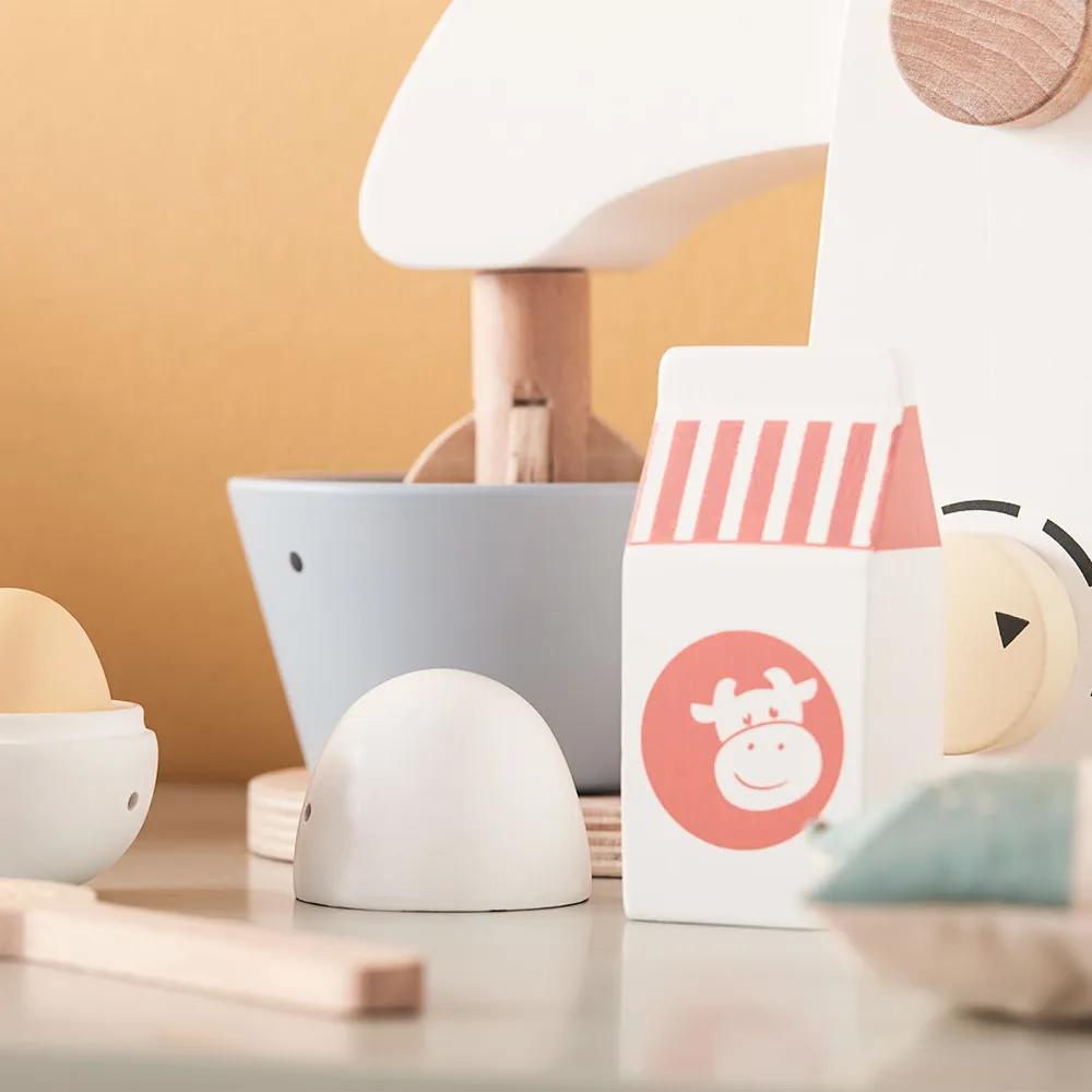  Kids Concept Mixer sett naturlig KIDS HUB