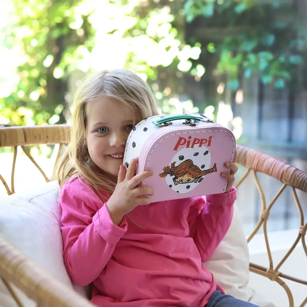 Pippi Reiseveske, 20 cm, Rosa