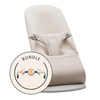 Babybjörn babysitter Lys Beige, Jersey med lekegrind pastell
