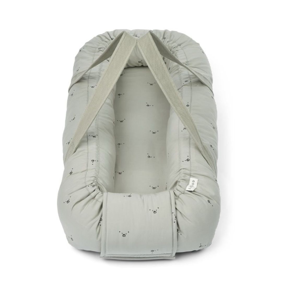 Liewood Gro babynest Teddy / Due blå